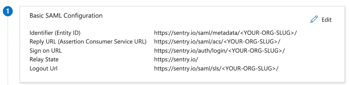 SAML Configuration