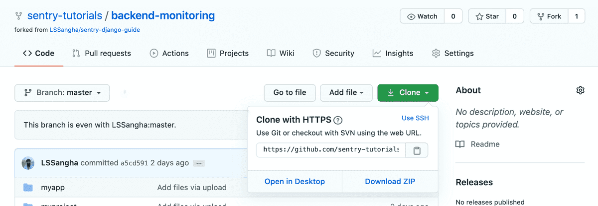 Clone Repository