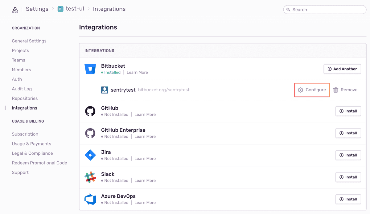 bitbucket installed