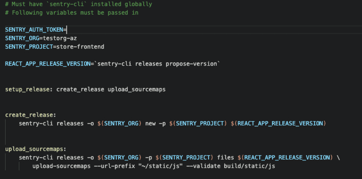Makefile with Release